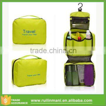 High capacity multifunctional travel toiletries with different color options