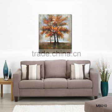 High Quality Wooded Home Decoration landscape Handmade woodland painting Art Wall Oil Painting on board BM010