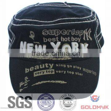 Thick thread cotton army cap