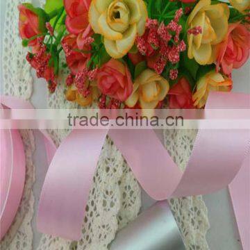 Wholesale Top Quality 100% Polyester Satin Ribbon for Handmade Flowers Hair Bow 100yards/roll photo-4