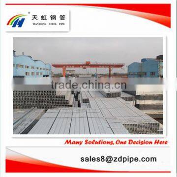 1.7mm China factory price Galvanized square steel pipe