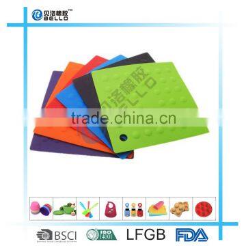 square shape silicone mat