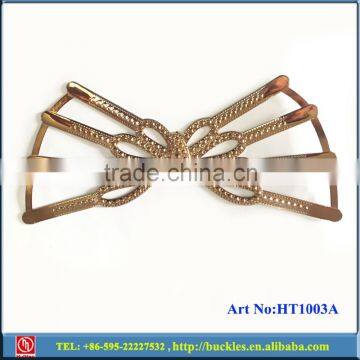 Gold Color TPU Plating Shoes Clip Decorative Chain (HT1104A) photo-2