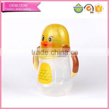 Popular Plastic Kids Drinking Cup Water Bottle with Handle in PP Material