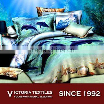 super soft microfiber 130gsm 3d bed sheets 4 piece bedding comforter set