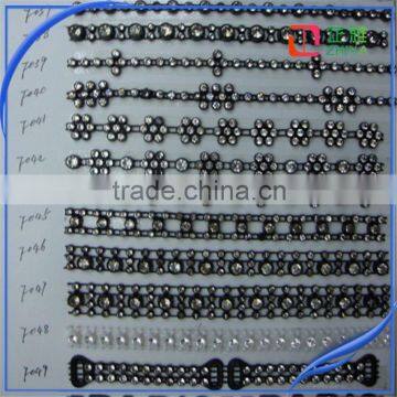Strass for Shoes Flowers Bezel Cup Chain 10yards Cup Chain Rhinestone