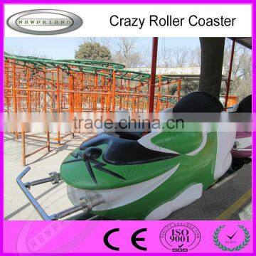 Amusement ride Roller Coaster Crazy Mouse train for hot sale with low price