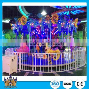 Kids game machine shopping mall children rides carousel merry go round