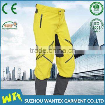 new design reflective pants work trousers with side pocket