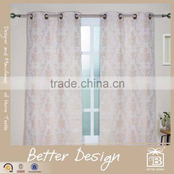 1PC JACQUARD COATING BLACKOUT THE DECORATIVE CURTAINS FOR LIVING ROOM DECORATION