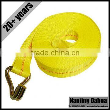 Since 1993 2" Winch Strap With 3/8" Wire Hook