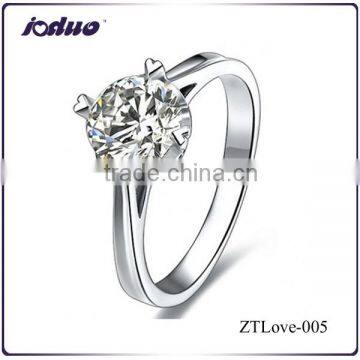 2016 Wholesales Vogue 925 Sterling Silver Four Heart Ring