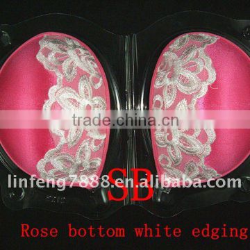 new design sexy bra self adhesive cloth bra with lace for wholesale