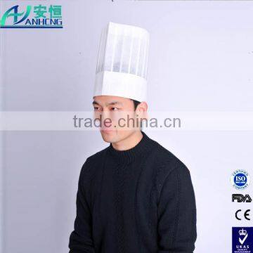 disposable nonwoven chef hat/cheap nonwoven chef hat/factory OEM chef hats