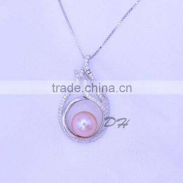Beautiful Freshwater Pearl Pendant /silver Pearl Jewelry photo-2