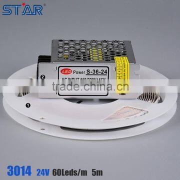 SMD 3014 LED Flexible Strip 60leds/m Non-Waterproof