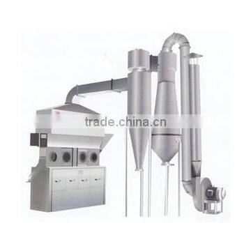 horizontal fluidizing dryer used in drinks