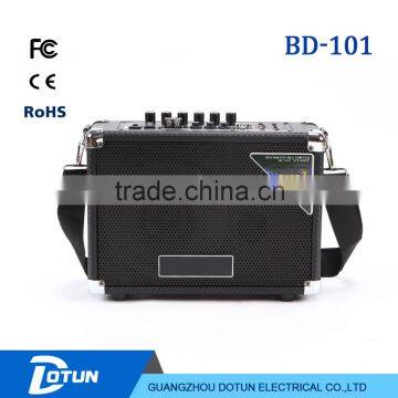 Outdoor active bluetooth speaker with belt and wireless microphone BD-101