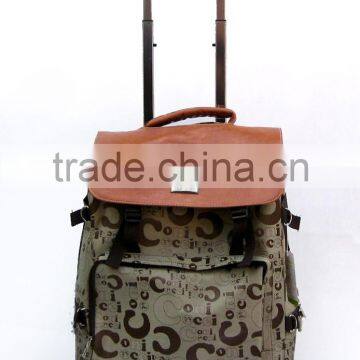 Luggage Travel Bag with Colorful Pattern Design,Polyester Bag