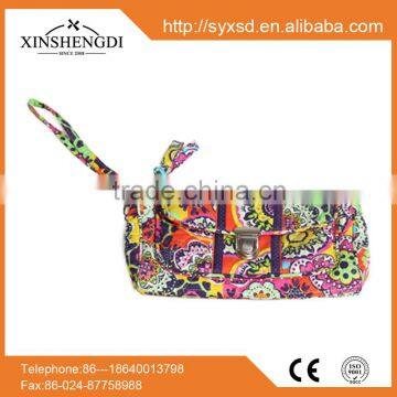 2016 Hot 100% Cotton High Quality Quilted Fabric Floral Fashion Fancy Hipster Mini Women Wallet