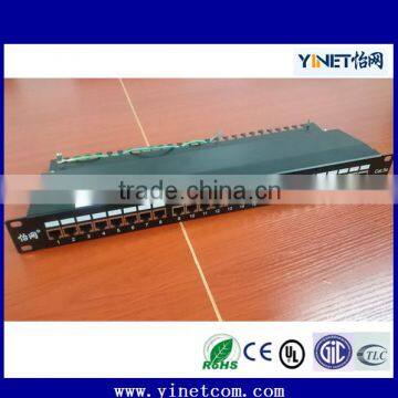 Competitive price Cat5e UTP 24 Port Network Patch Panel