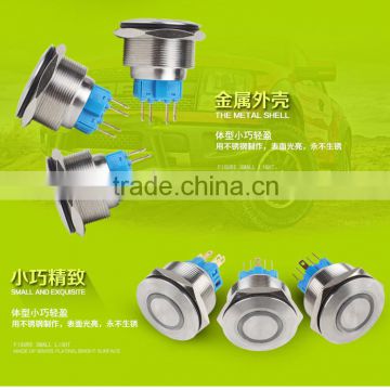 30mm push button switch with connector , switch socket with cable