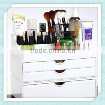 Large Discount! 2015 New High-quality New Material Acrylic Makeup Storage Boxes for Girl's