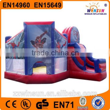 High quality outdoor toys air bounce inflatable spiderman toys with factory price