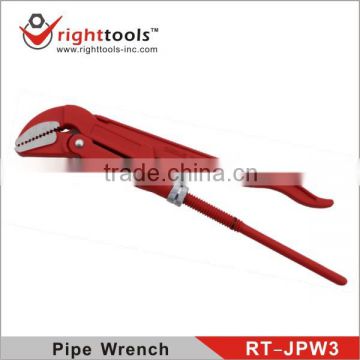 Right Tools 45 degree with straight Jaws Pipe Wrench with VPA/GS Approval