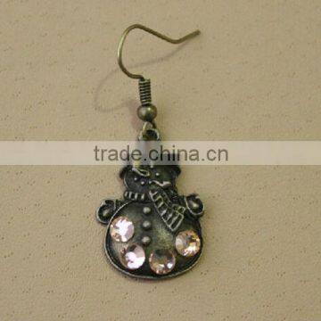 MYLOVE vintage christmas earrings alloy snowman earring MLCHE-19