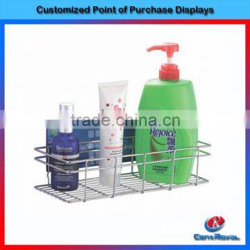 powder coated stainless steel shampoo display stand