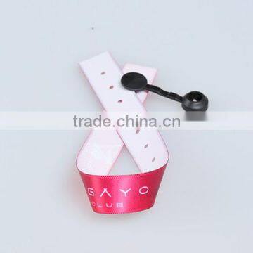 China supplier promotional top quality cheap satin wristbands