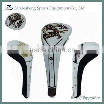 Costom Golf Driver Head Cover With Classic Design