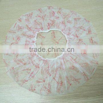 Printed Assorted Colors disposable printed shower cap