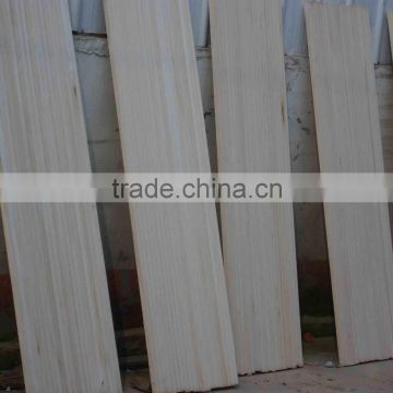 FSC light solid paulownia bed slat hot selling paulownia batten