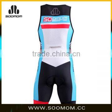 Breathable Professional Custom Sublimated Triathlon Singlet Suit For Men photo-3