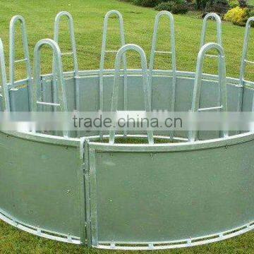 Galvanized Powder Coated Livestock Bale Cattle Horse Goat Hay Feeder