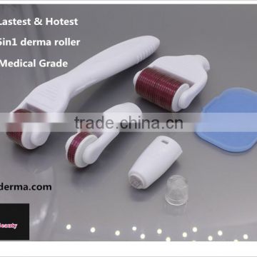 GTO Newest Medical Grade Micro Needle Roller 5in1 Derma Roller