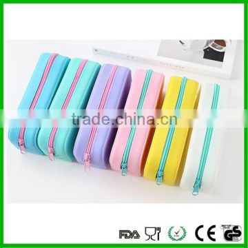 Candy color silicone purse for lady