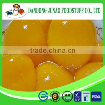 Delicious china canned yellow peach halves