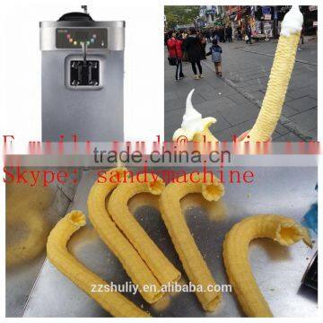 low price Ice cream hollow tube extruder