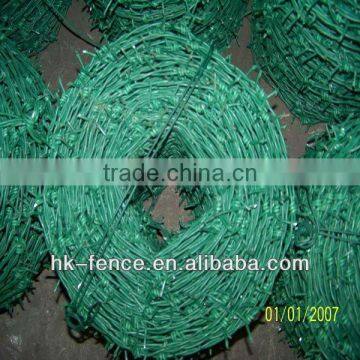 vinyl Barbed wire (PVC coated)