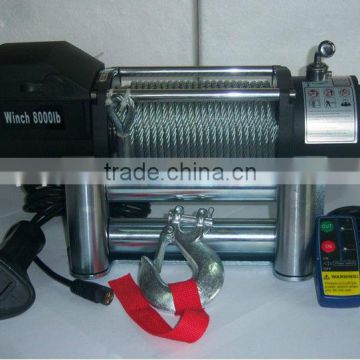 12V 8000LB Electric Winch,SUV winch,truck winch