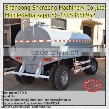 heavy duty 8 wheels utility tractor water tank trailer For Sale