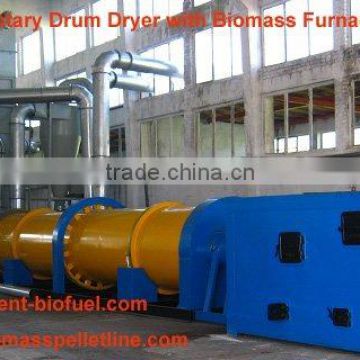 CE Biomass Dryer with Biomass Furnace (Rotary Drum Type)