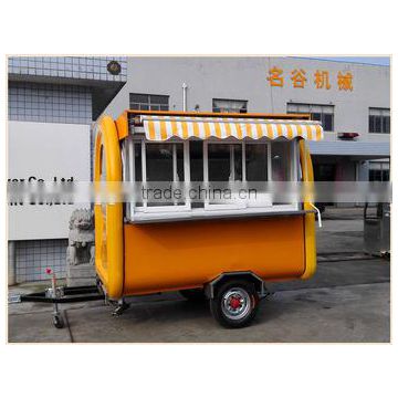 Food cart street vending truck with stainless working table/ Push-pull window