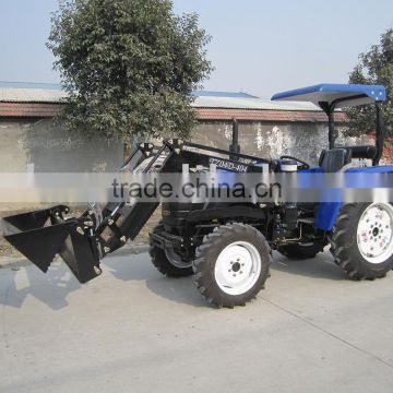 LZ404 garden tractor with front end loaders