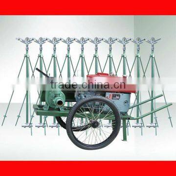 Trolley carrying 18hp diesel engine sprinkler irrigation equipment