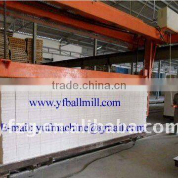 Annual 100000m3 Autoclaved Aerated block production line plant--Yufeng brand