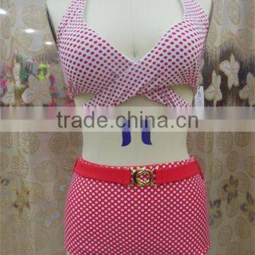 2015 New Arrival Retro High Waisted Bikini photo-5